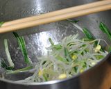 豚バラとキムチで☆ビビンバ風丼作り方4写真