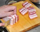豚バラとキムチで☆ビビンバ風丼作り方6写真
