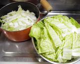 白菜 半玉使用＊ツナ ケチャップ煮作り方1写真
