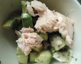 濃厚♬混ぜるだけのアボガドサラダ丼作り方2写真