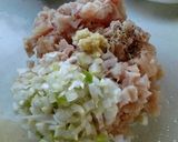 ナンコツ入りつくね＆温泉卵作り方2写真