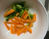 お一人様野菜たっぷり簡単タコス味白菜炒飯作り方2写真