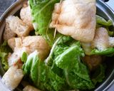餅とあげと白菜で美味しいな～作り方2写真