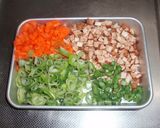 シャキシャキ野菜と鶏肉の和風ミートローフ作り方1写真