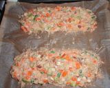 シャキシャキ野菜と鶏肉の和風ミートローフ作り方4写真