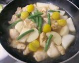 鶏・栗・芋煮作り方6写真