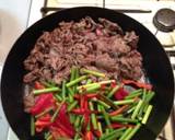 牛肉とにんにくの芽のオイスターソース炒め作り方3写真