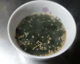 簡単♪ダシダＤＥわかめスープ(韓国風）作り方3写真