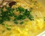 風邪ひきさんポカポカ生姜卵とじにゅうめん作り方3写真