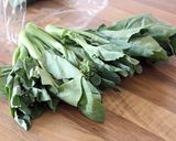 中国野菜カイランと豚肉のオイスター炒め作り方6写真