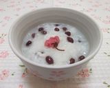 ほっ。桜のお粥作り方5写真