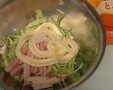 キャベツたっぷりホットサンド♪作り方1写真
