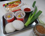 餅のチーズ焼き ~ネギ・納豆~作り方1写真