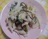 ささ身と胡瓜の塩昆布和え作り方5写真