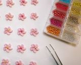 * お花畑 ❤ 苺のショートケーキ♪作り方12写真