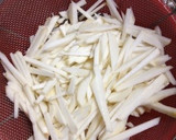 簡単！新食感！里芋炒めのあんかけ作り方1写真