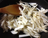 簡単！新食感！里芋炒めのあんかけ作り方2写真
