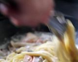 牛乳不使用のサーモンのクリームパスタ作り方5写真