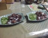 安くて美味しい豆鯵でお刺身作り作り方6写真