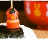 *キャラ弁おかず*赤ウインナDEししまい作り方4写真