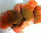 ♬鮭のカレーピラフ♬作り方1写真