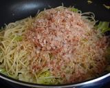 ★キャベツとしらすのペペロンチーノ★作り方5写真