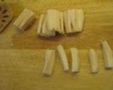 我家の手作りおせち☆ピリっと甘辛蓮根炒め作り方4写真