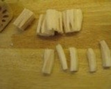 我家の手作りおせち☆ピリっと甘辛蓮根炒め作り方4写真