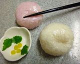 なんちゃって和菓子　～寒椿おにぎり作り方4写真