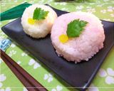 なんちゃって和菓子　～寒椿おにぎり作り方8写真