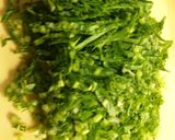かぶの葉の炒め物作り方1写真