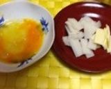 電子レンジで一分！超簡単チーズ餅オムレツ作り方2写真