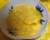 電子レンジで一分！超簡単チーズ餅オムレツ作り方3写真