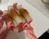 絶品！紅生姜入りの肉巻きちくわ作り方1写真