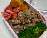 和風ハンバーグ風丼ぶり作り方7写真