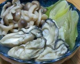 牡蠣と長ねぎとしめじのサッと煮作り方4写真