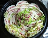 だし汁を使わない白菜豚鍋作り方4写真