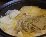 だし汁を使わない白菜豚鍋作り方8写真