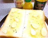 クレソル×レモン汁×粉チーズのトースト作り方2写真