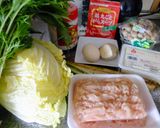 ごぼうと鶏肉団子の鍋作り方1写真