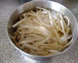 ごぼうと鶏肉団子の鍋作り方2写真