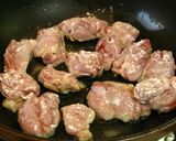 ■鶏肉と玉ねぎのみそ生姜焼き・黒胡椒風味作り方2写真