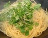 イワシとカイワレのペペロンチーノ作り方4写真