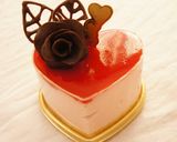 * バレンタイン❤ピンクのチーズケーキ♪作り方14写真