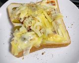 超簡単！ズボラ飯！ピクルスのピザトースト作り方5写真