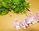 かぶの葉チャーハン作り方1写真