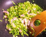 かぶの葉チャーハン作り方3写真