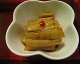 我家の手作りおせち☆ピリっと甘辛蓮根炒め作り方13写真