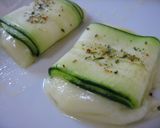 チーズをズッキーニで巻いて♪作り方4写真