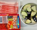 相葉マナブ☆豚バラ肉とナスのキムチ炒め作り方1写真